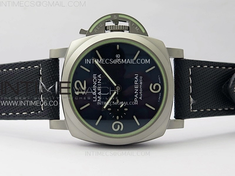 PAM1117 70 Years Ti Case TTF Best Edition Blue Dial on Blue Kevlar Composite Strap P.9010 Clone